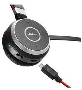 Actual product image Jabra Evolve 65 SE MS (Wireless, USB-A)