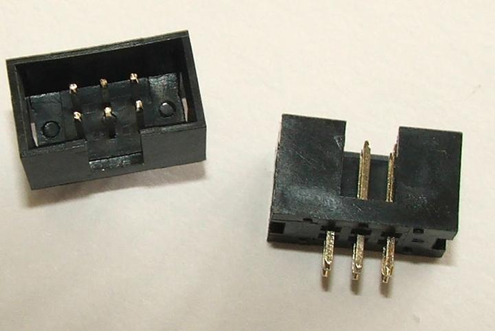 Immagine prodotto OEM Connettore maschio 2x3 poli DIN 41651 RM 2.54mm