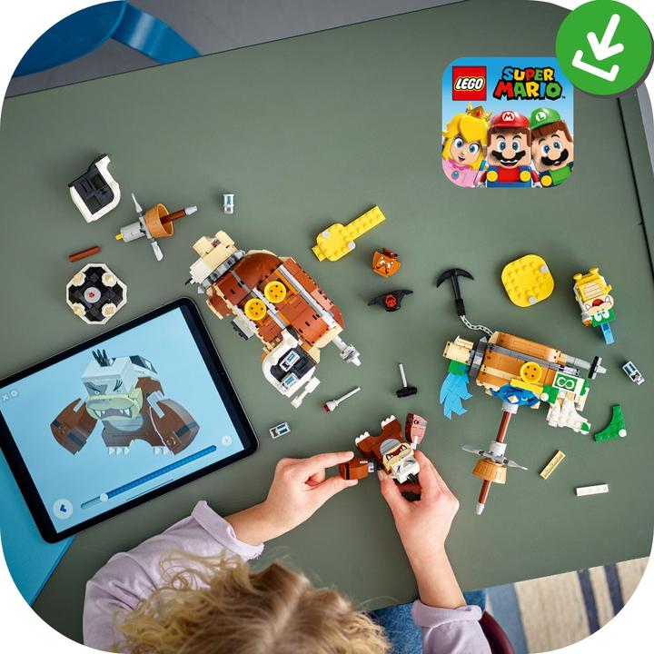 Image du produit LEGO 71427 Super Mario Larry et les galères aériennes de Morton - Kit d'extension (71427, LEGO Super Mario)