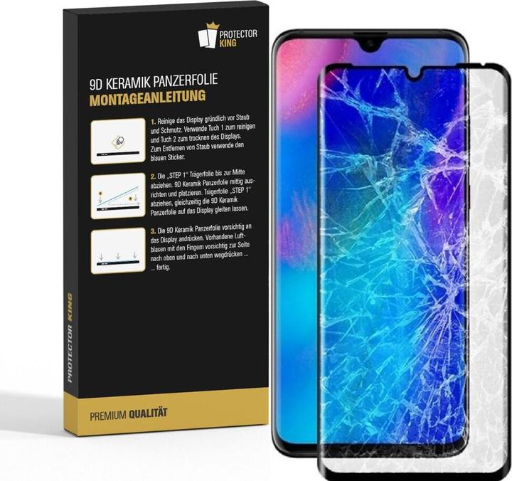 Produktbild Protectorking 3x Ceramic-Glass Full Cover HD Klar (3 Stück, Huawei P30 Lite)
