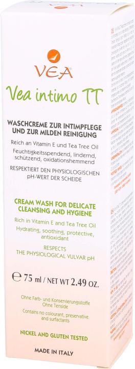 Produktbild VEA Intimo TT Waschreme zur Intimpflege zur Intimpflege Creme (75 ml, Intimwaschlotion)
