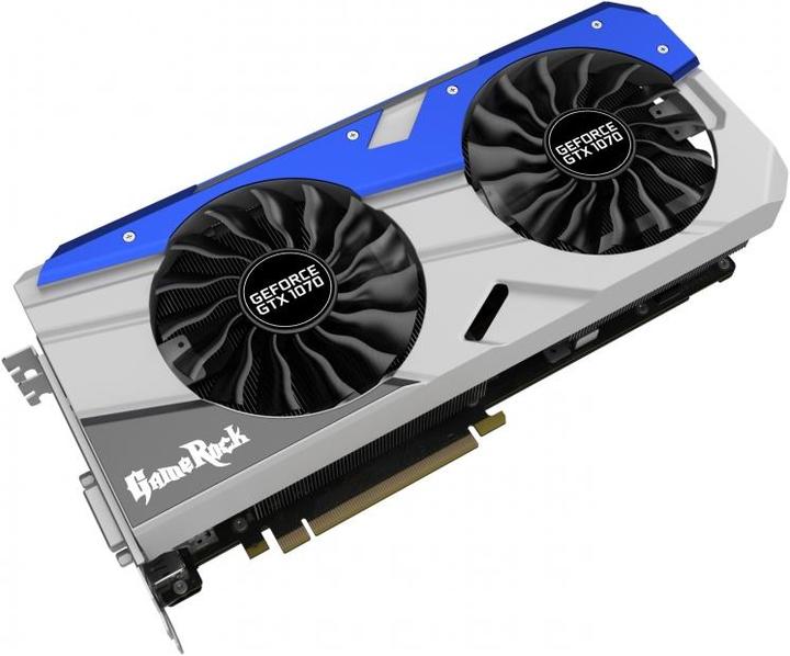 Produktbild Palit GeForce GTX 1070 GameRock Premium Edition (8 GB)
