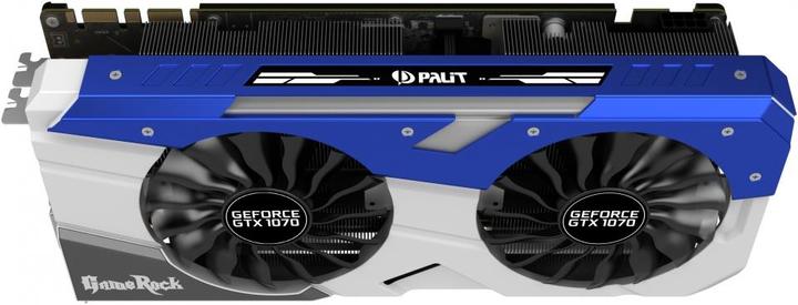 Produktbild Palit GeForce GTX 1070 GameRock Premium Edition (8 GB)