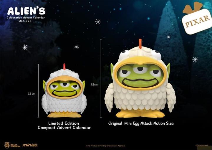 Actual product image Beast Kingdom Toy Story Mini Egg Attack Advent Calendar Alien's celebration