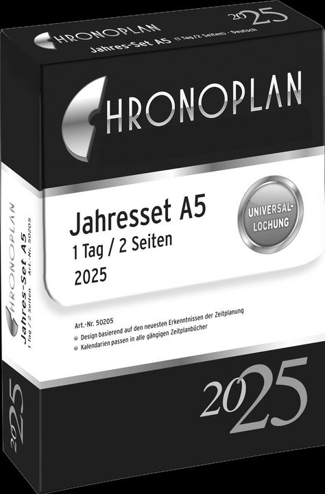 Actual product image Chronoplan Year set (A5, German)