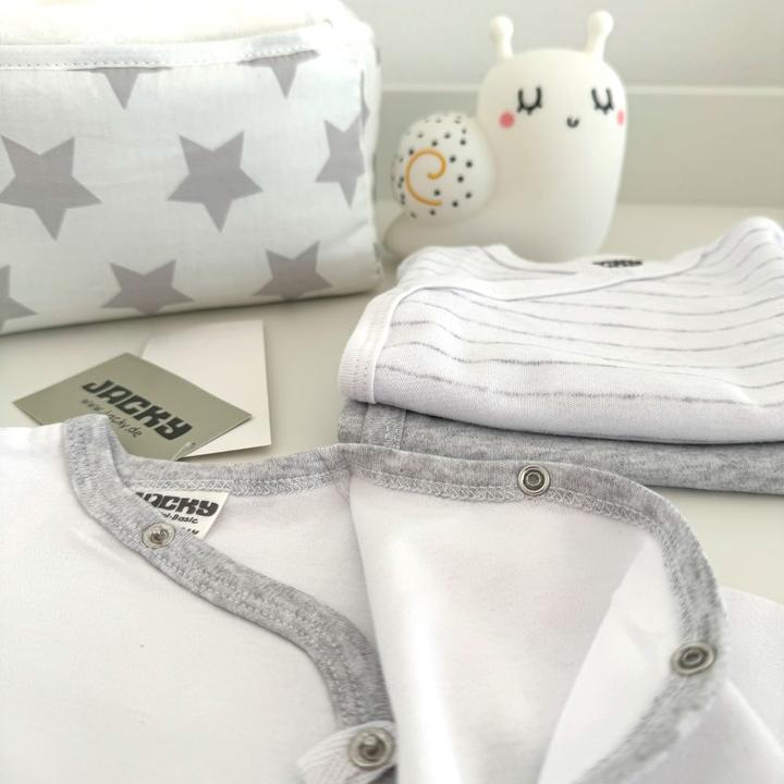 Image du produit Jacky Baby Body à langer manches longues Lot de 3 - Gris Métallisé, milleraies Bodys Bébé & Bodys à langer (68)