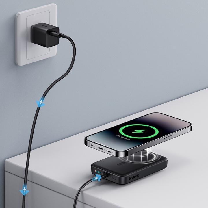 Immagine prodotto Baseus Magnetic Mini Air Powerbank (10000 mAh, 20 W, 37 Wh)