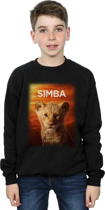 Actual product image Disney Boys The Lion King Movie Baby Simba Poster Sweatshirt (128)