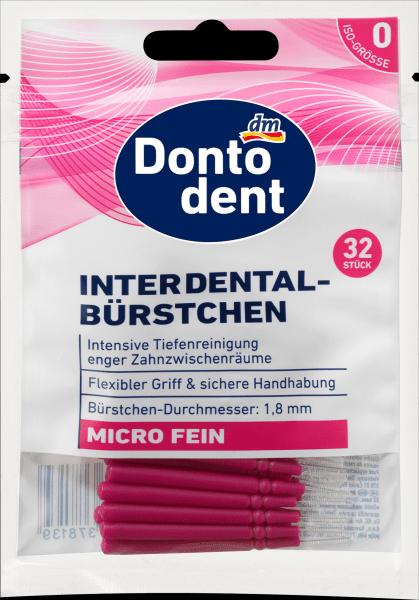 Immagine prodotto dm Dontodent Spazzolini interdentali (32 x, 0.35 mm)
