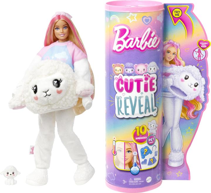 Produktbild Barbie Cutie Reveal Cozy Cute Serie - Lämmchen