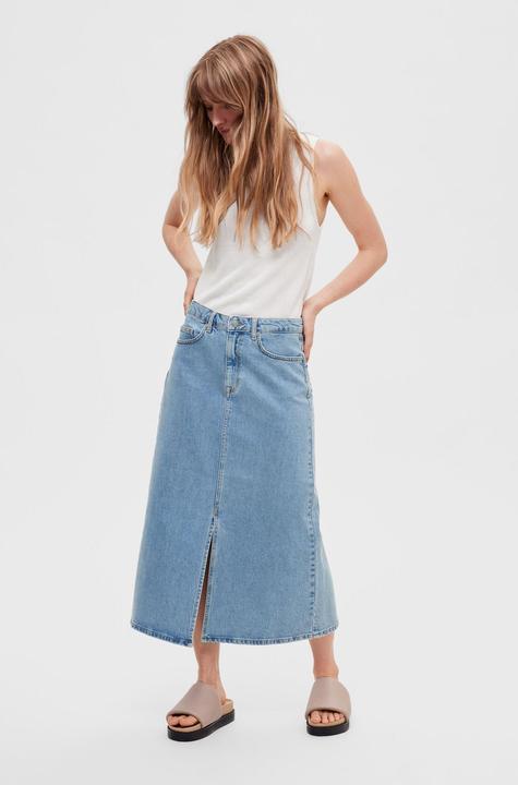 Immagine prodotto Selected Femme Gonna midi di jeans (34)
