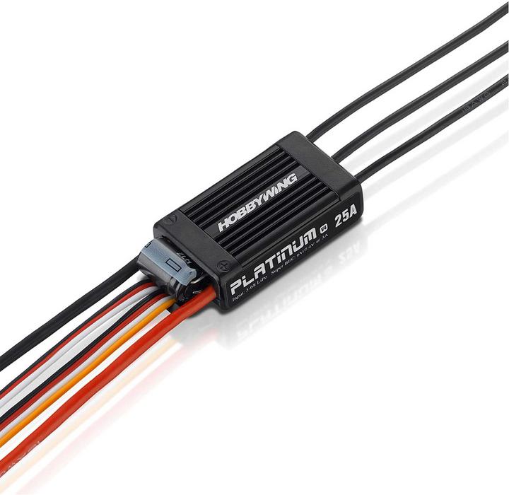 Actual product image Hobbywing Platinum Pro 25A V4 3-6s BEC 7A