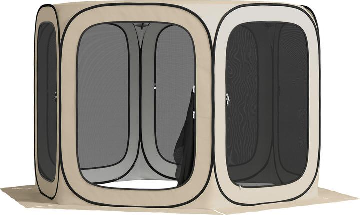 Immagine prodotto Outsunny Campingzelt Oxfordstoff, Stahldraht Khaki (Tenda pitching)