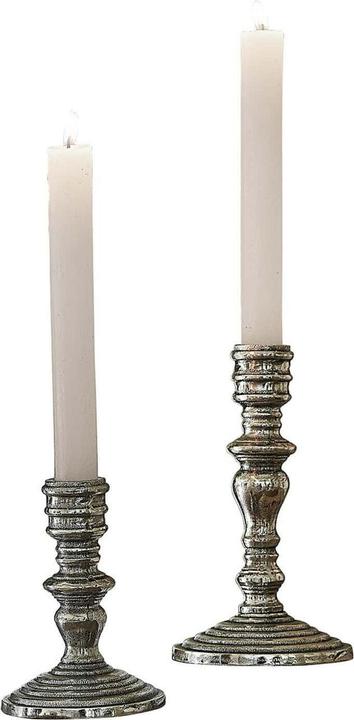 Image du produit Loberon Kerzenständer 2er Set Plenivo silber