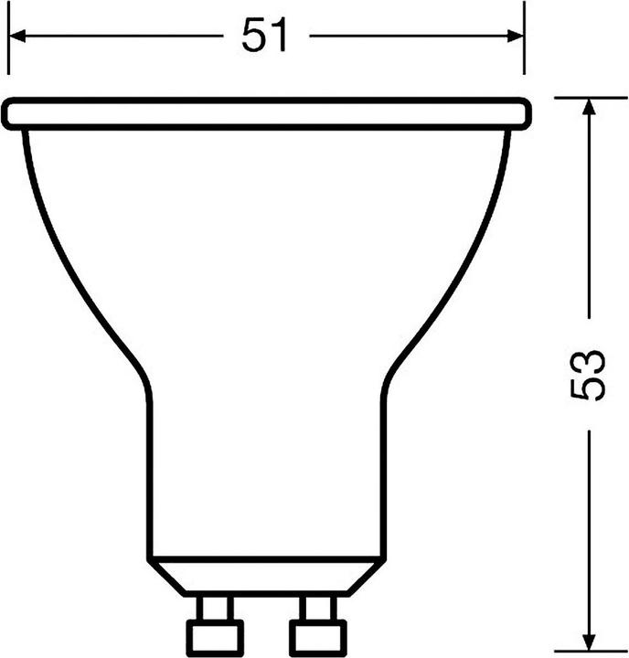 Produktbild Osram Led Star Par16 (GU10, 6.90 W, 575 lm, 1 x, F)