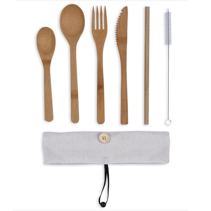 Actual product image Livoo Bamboo cutlery set (1 Piece, Knife)