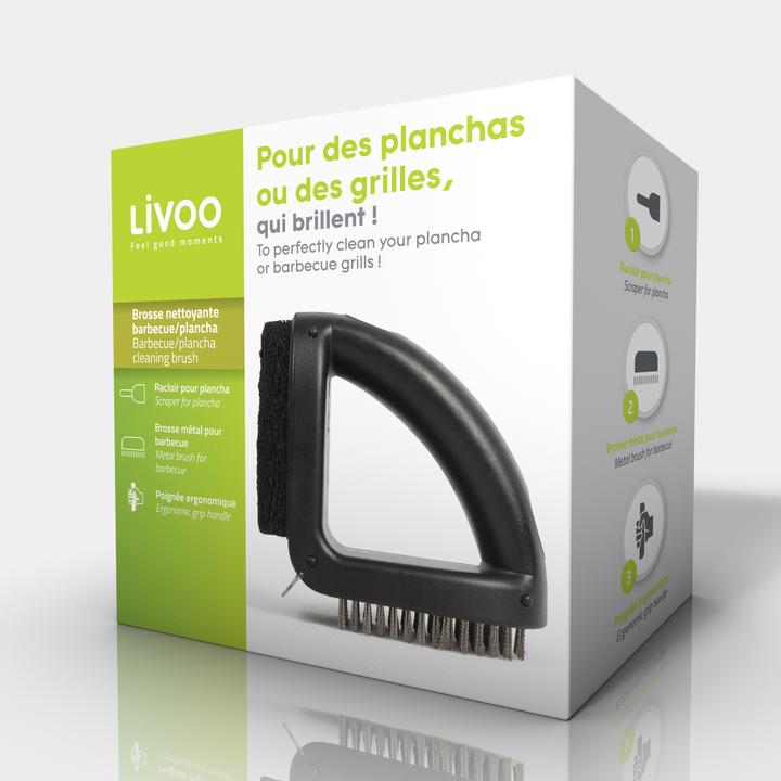 Produktbild Livoo Grill-/Plancha-Reinigungsbürste (10 cm)