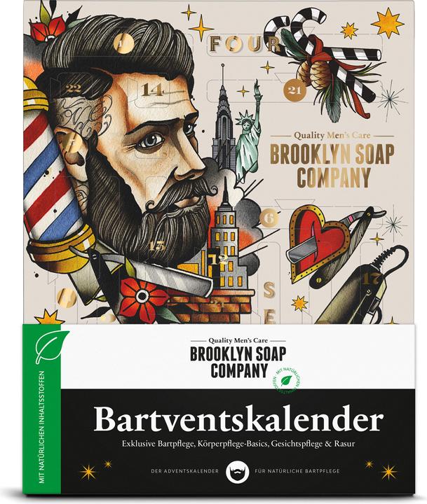 Actual product image Brooklyn Soap Company Brooklyn Soap Barbershop Beard Event Calendar 2023
