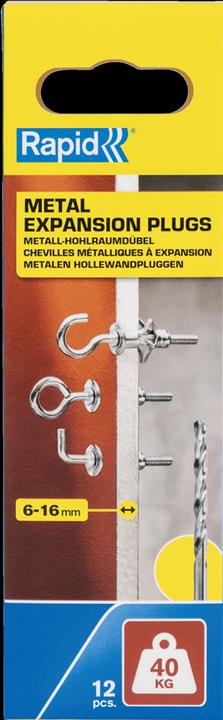 Produktbild NoName Metall-Hohlraumdübel (40 Stk.)