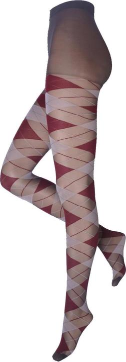 Image du produit Levee Fashion Raute Collant, couleur 640 gris-bordeaux, taille 44-46 (20 DEN, 44 - 46)