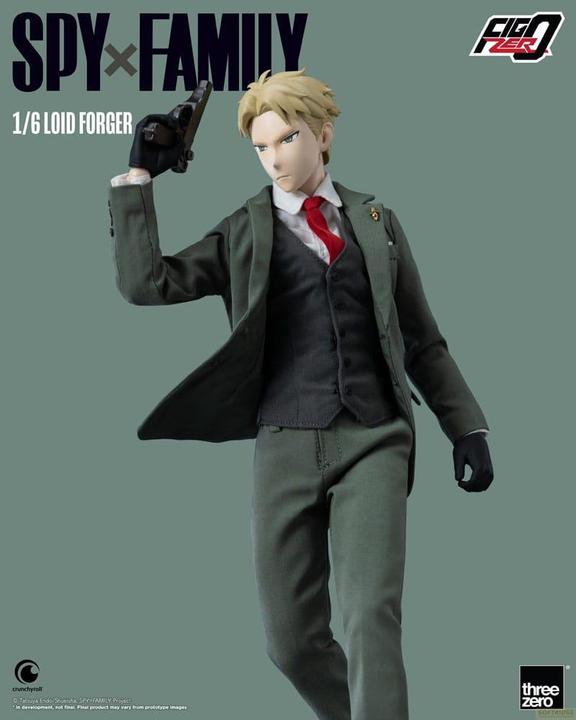 Actual product image ThreeZero Spy x Family FigZero Action Figure 1/6 Loid Forger 31 cm