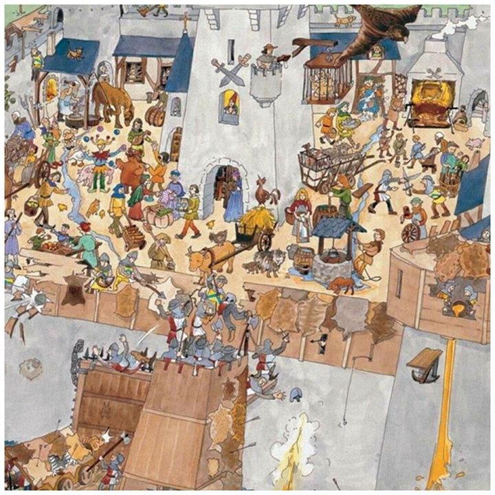Produktbild Djeco Die Burg, 100 Teile (100 Teile)