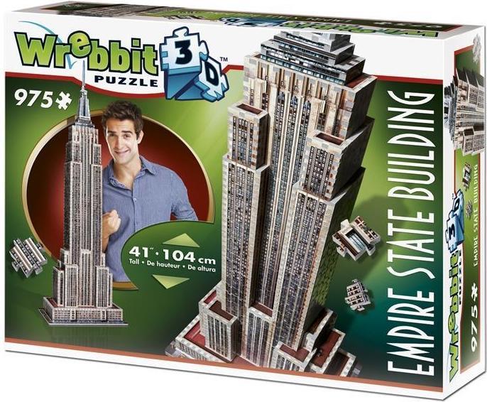Actual product image Wrebbit 3D Empire State Building (975 pieces)