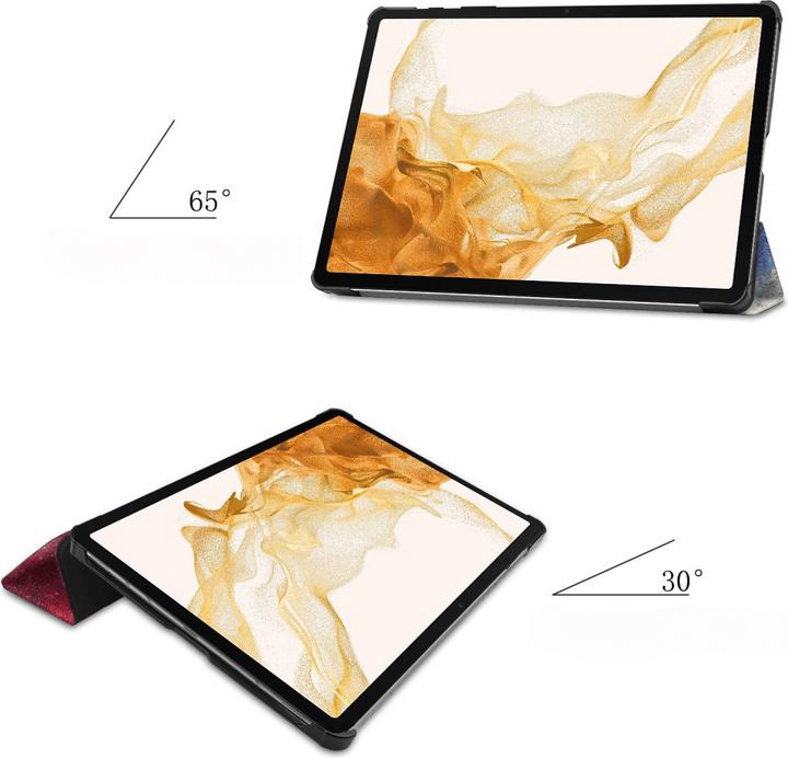 Produktbild Cover-Discount Galaxy Tab S10+ Plus - Tri-fold Smart Case Motiv (Galaxy Tab S10+)
