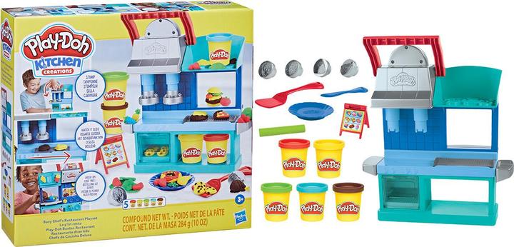 Actual product image Play-Doh Kitchen Creations Colourful Restaurant Kitchen Play Set