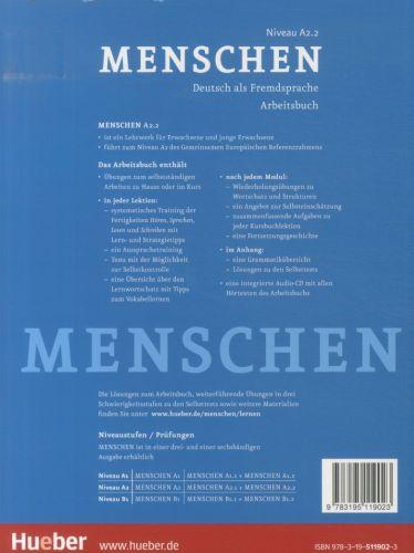 Produktbild Menschen A2/2. Arbeitsbuch mit Audio-CD (Deutsch, Angela Pude, 2023)