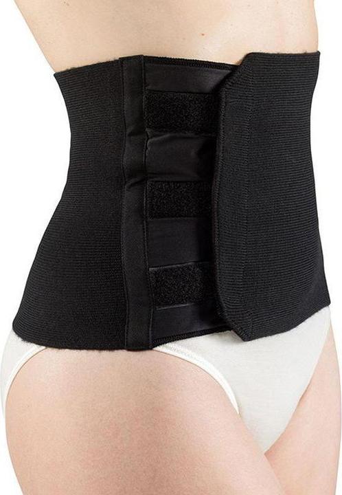Produktbild Eusana Nierenwärmer Velcro M schwarz (M)