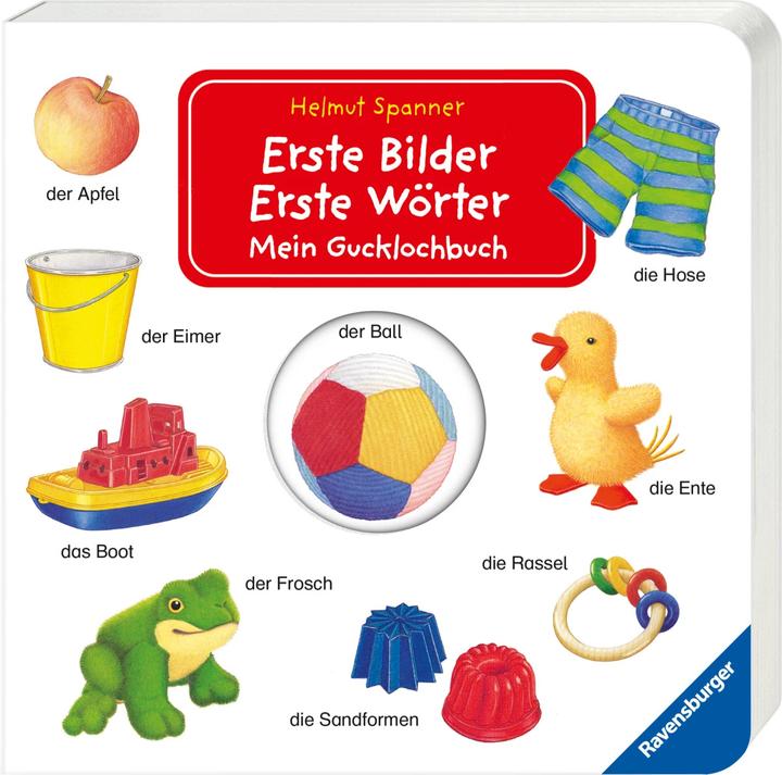 Actual product image Ravensburger First pictures - First words: My peep hole book (German)