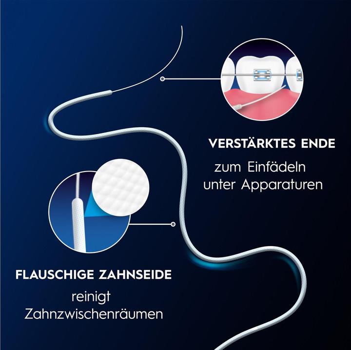 Produktbild Oral-B Threader Zahnseide 50 Fäden Zahnseide