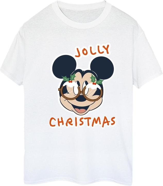 Image du produit Disney - T-shirt MICKEY MOUSE JOLLY CHRISTMAS GLASSES - Femme (XL)