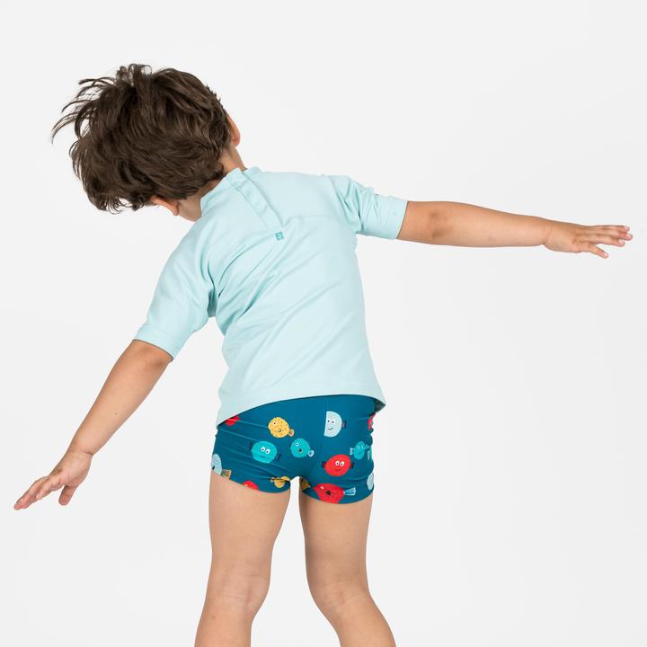 Image du produit Nabaiji Boxer de bain Bébé / Enfant - Titou Plouf bleu marine (74, 75 C)