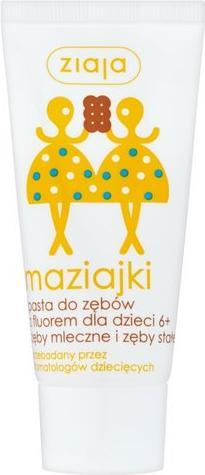 Ziaja Maziajki Kinderzahnpasta mit Fluorid für Kinder ab 6 Jahren (50 ml)