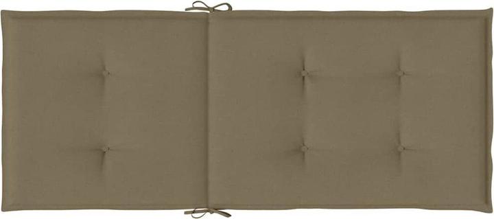 Actual product image VidaXL High-back cushions 6 pcs. fabric (120 x 50 x 4 cm)