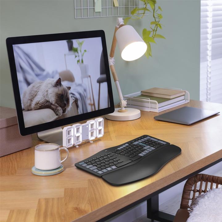 Image du produit Hama Clavier WK-900 Bluetooth® allemand, QWERTZ noir Touches multimédias (DE, Sans fil)