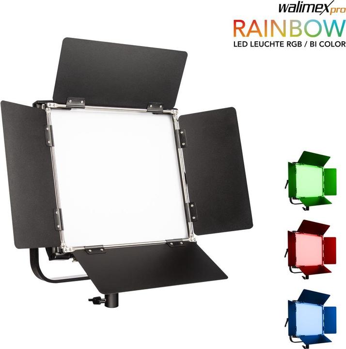 Actual product image Walimex LED Rainbow 50W RGBW Set 1 (1x Rainbow 50W, 1x Lamp Stand GN-806) (Surface luminaire)