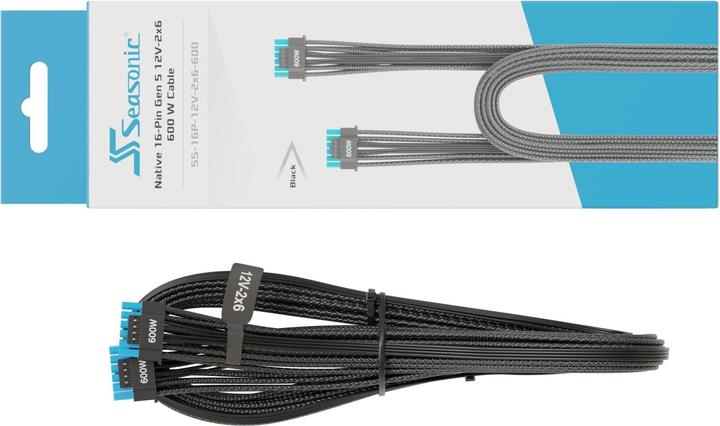 Actual product image Seasonic SS-16P-12V-2x6-600