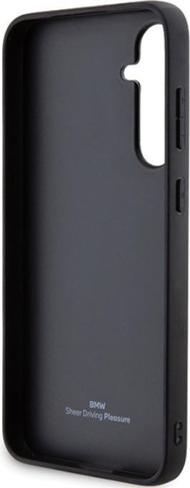 Immagine prodotto BMW BMHCS23FESLLBK S23 FE S711 in pelle nera con timbro a caldo (Samsung Galaxy S23 FE)
