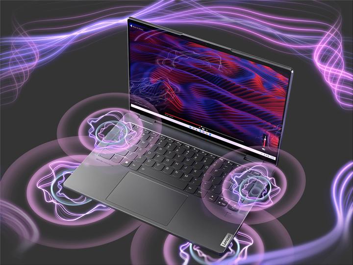 Actual product image Lenovo Yoga 7 82QF0046GE - 14-inch 2.8K OLED Touch, Ryzen 5 6600U, 16GB RAM, 512GB SSD, Digit (14", AMD Ryzen 5 6600U, 16 GB, 512 GB, DE)