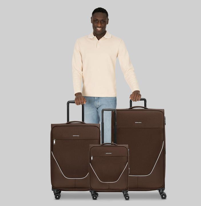 Immagine prodotto Stratic taska 4-Rollen Kofferset 3tlg. mit Dehnfalte (233 l, XL (da 115l))