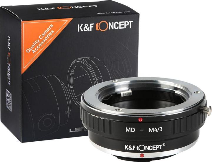 K&F Concept Adaptateur d'objectif de haute précision, MD-M4/3