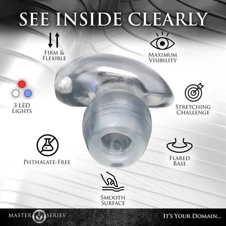 Produktbild Master Series Light-Tunnel - Light-Up Anal Dilator - L