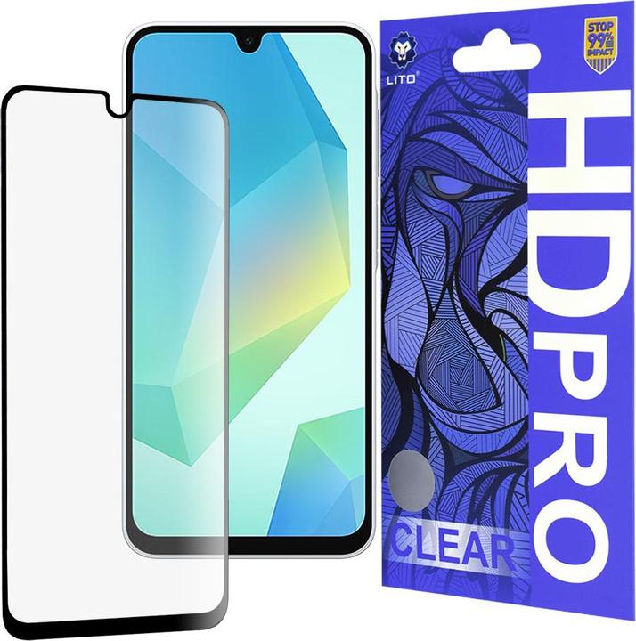 Actual product image Lito - HD Pro Clear - Samsung Galaxy A16 5G - Black (Samsung Galaxy A16, Samsung Galaxy A16 5G)