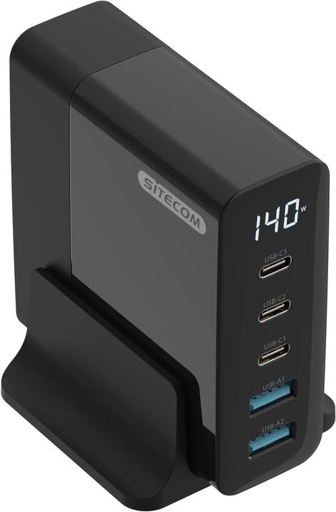 Actual product image Sitecom 140W PD DESKTOP CHARGER, LED (140 W)