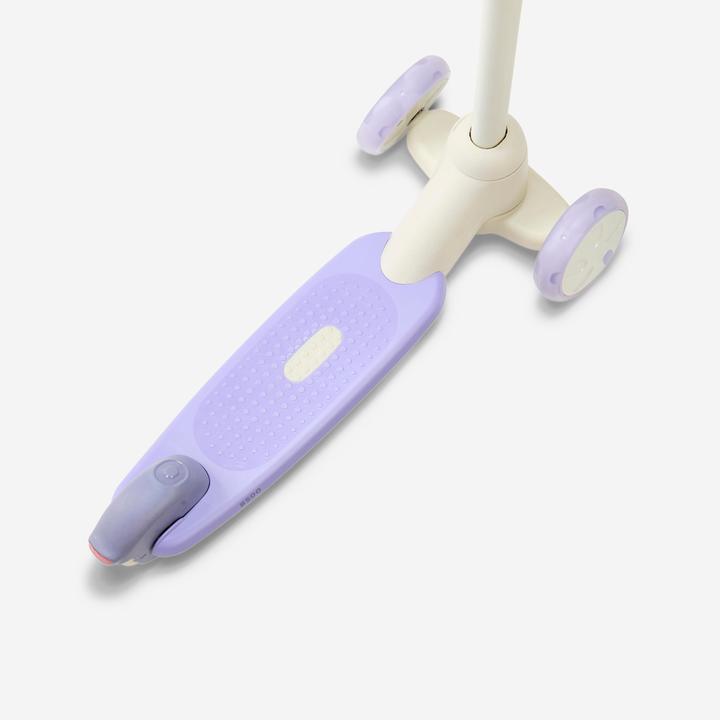 Actual product image Oxelo Kids' 3-Wheeled Scooter B500 - Lavender