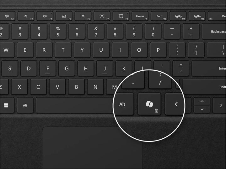 Microsoft Surface Pro Keyboard without pen storage for business (CH, Docking)