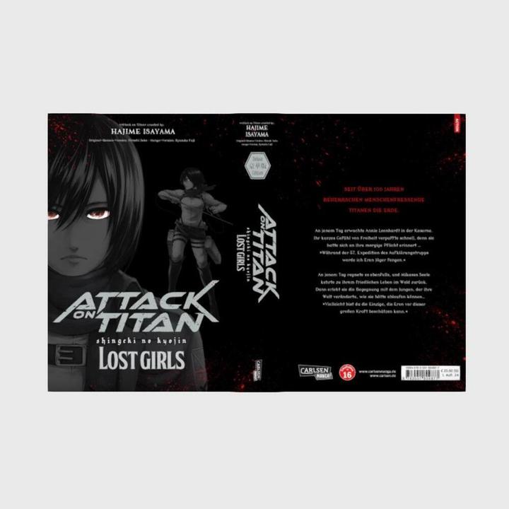 Actual product image Attack on Titan - Lost Girls Deluxe (German, Hiroshi Seko, Hajime Isayama, Ryosuke Fuji, 2024)